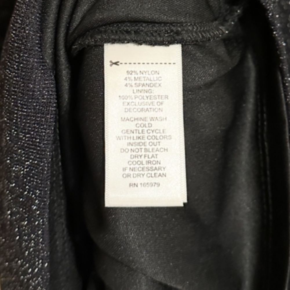 Cable & Gauge Black Sparkle Blouse - Picture 7 of 7